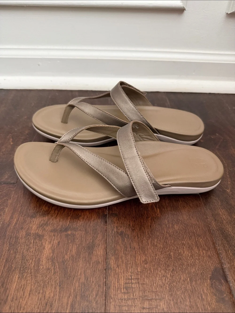 ABEO metallic Oasis Thong Sandal 11